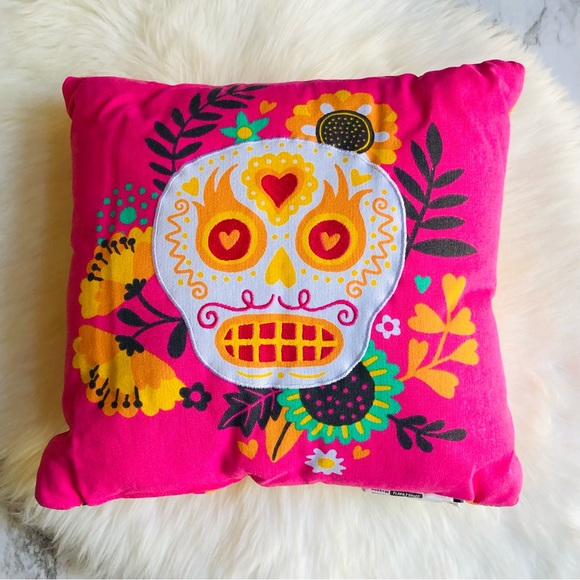 Day of The Dead Accent Pillow - Picture 2 of 15
